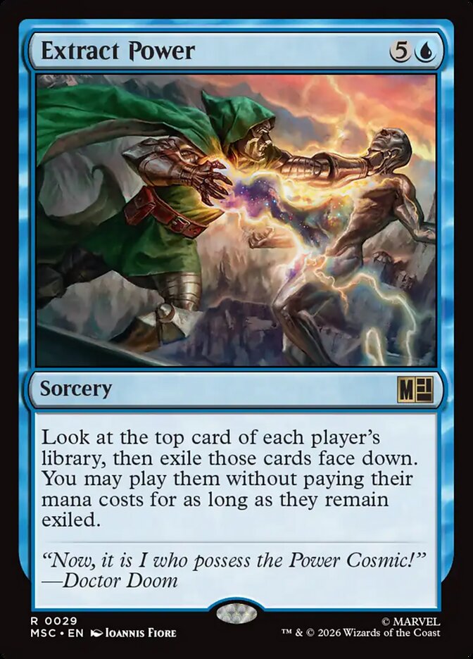Extract Power card front
