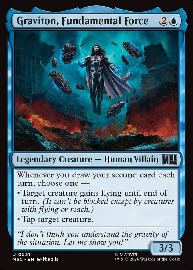 Graviton, Fundamental Force card front