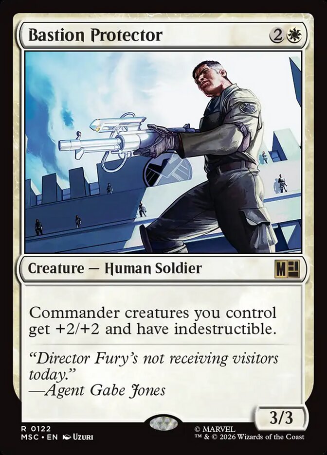 Bastion Protector card front