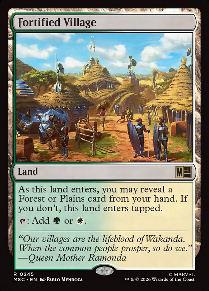 Fortified Village card front