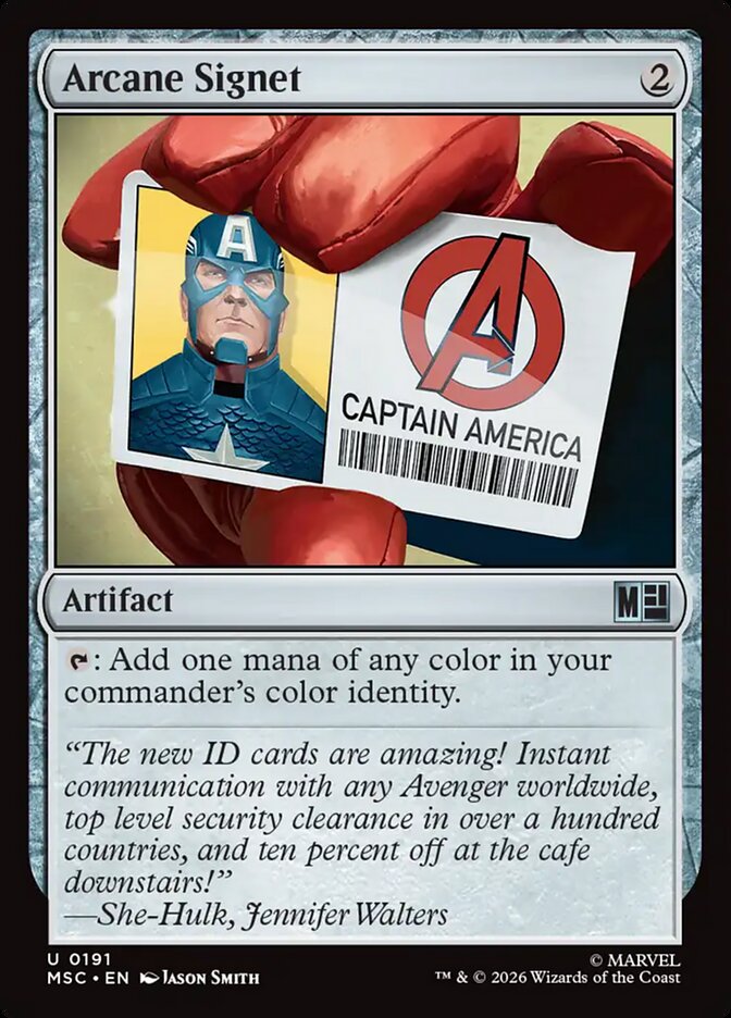 Arcane Signet card front