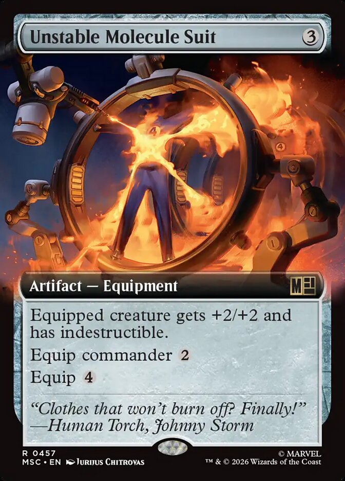 Unstable Molecule Suit card front