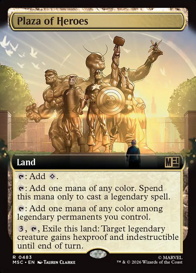 Plaza of Heroes card front