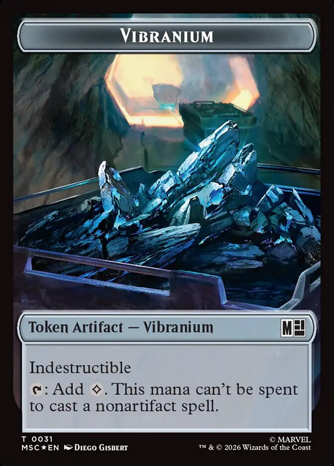 Vibranium card front