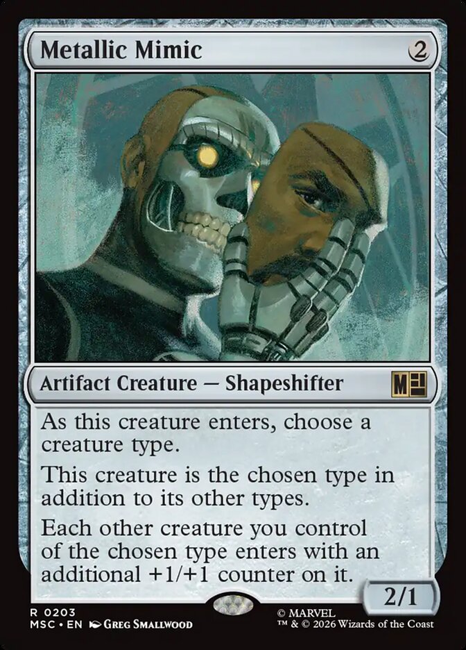 Metallic Mimic card front
