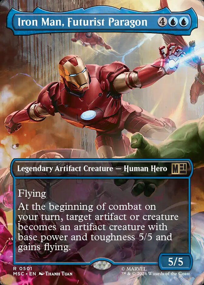 Iron Man, Futurist Paragon card front