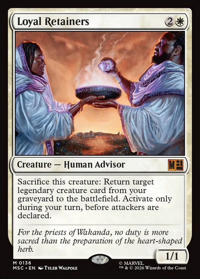 Loyal Retainers card front