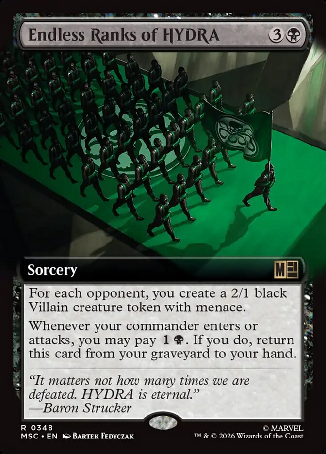 Endless Ranks of HYDRA card front