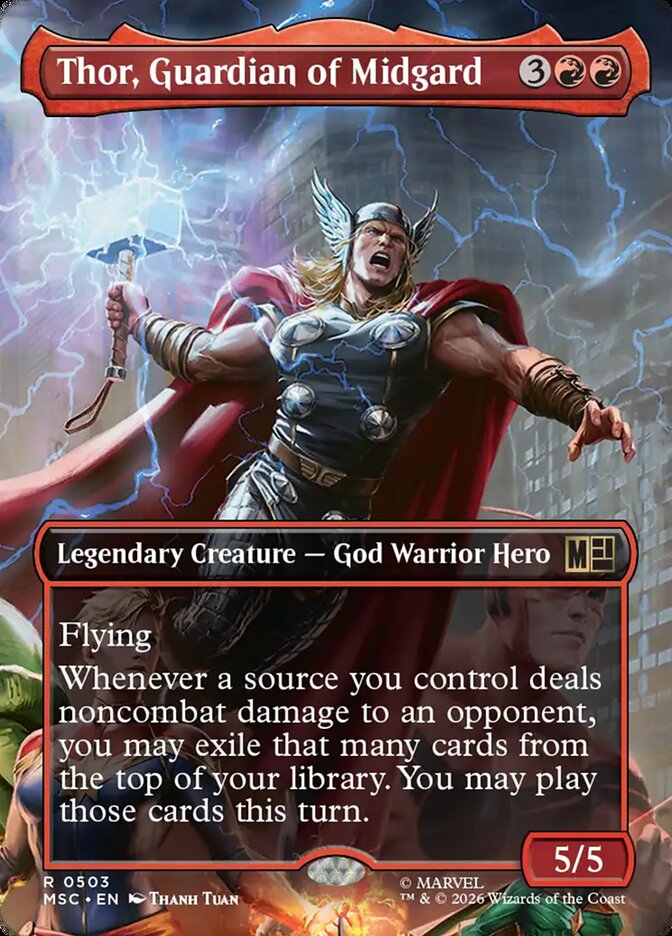 Thor, Guardian of Midgard card front