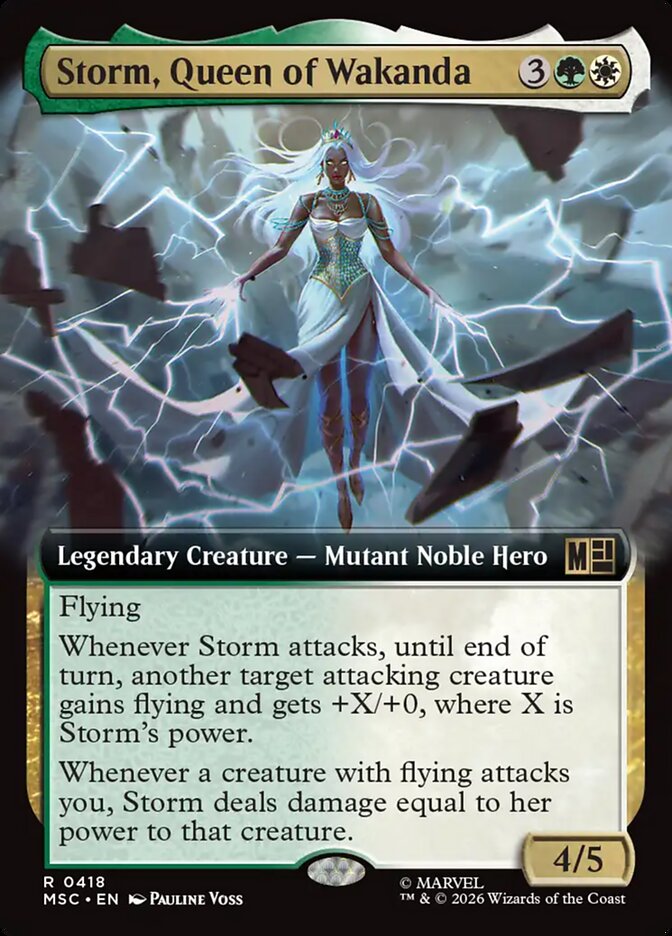 Storm, Queen of Wakanda card front
