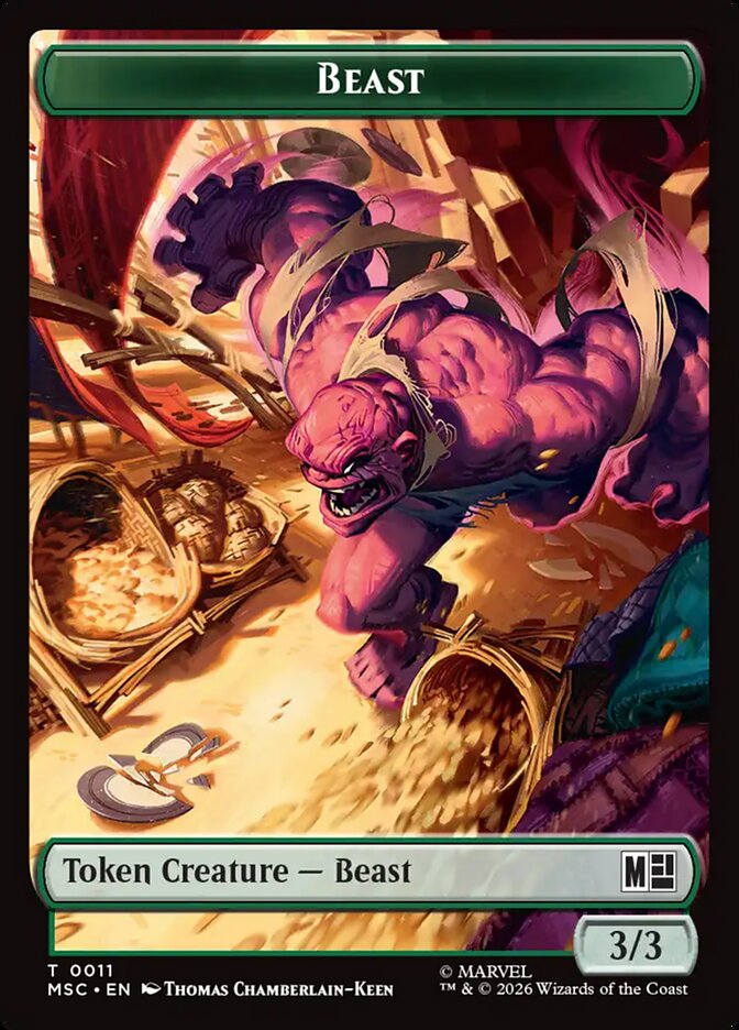 Beast card front