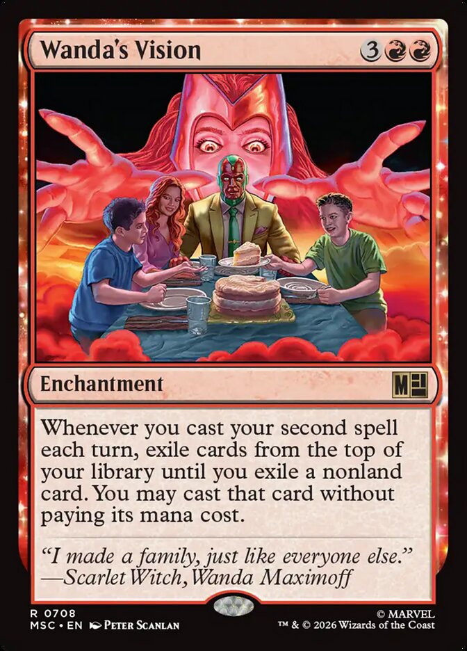 Wanda's Vision card front