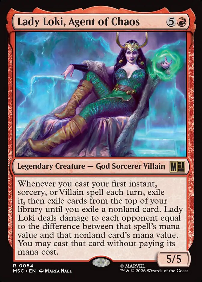Lady Loki, Agent of Chaos card front