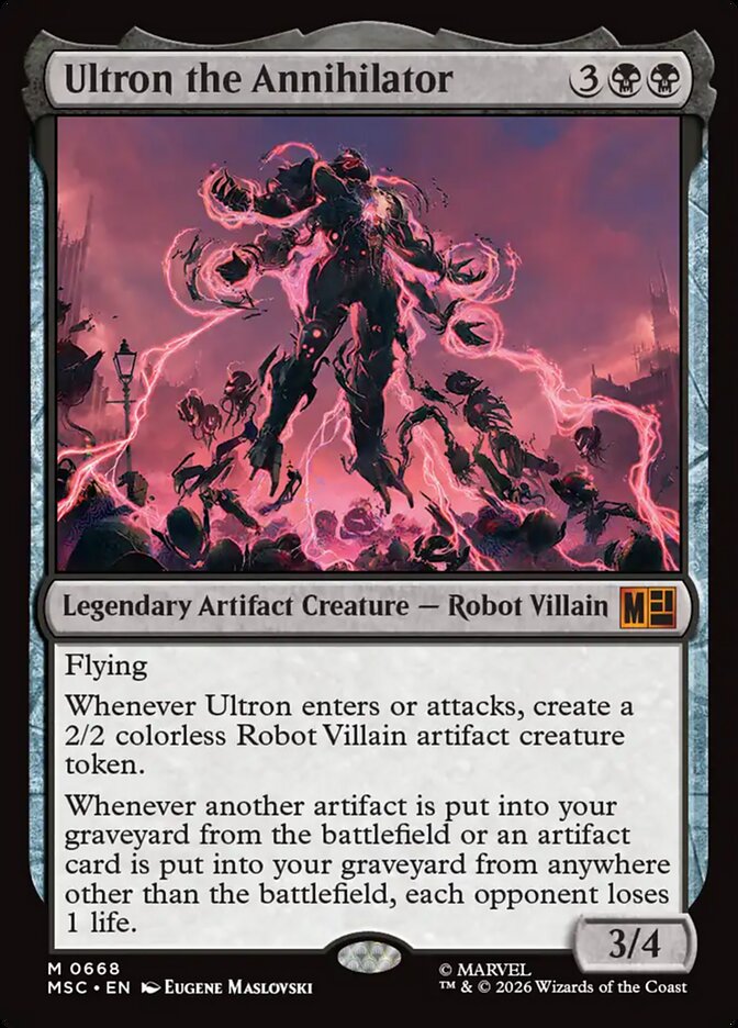 Ultron the Annihilator card front