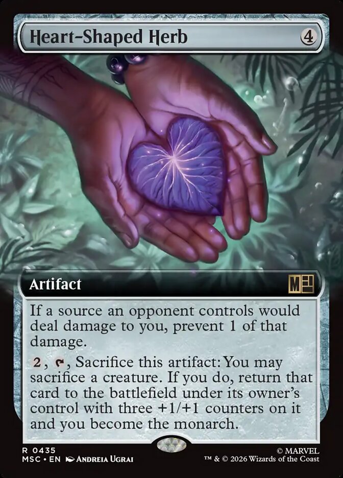 Heart-Shaped Herb card front