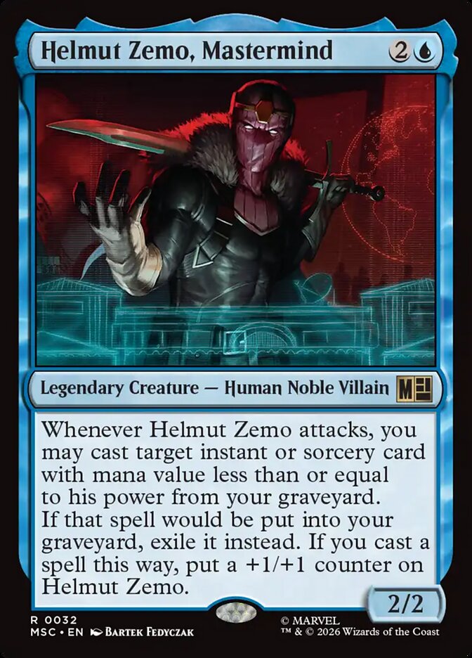 Helmut Zemo, Mastermind card front