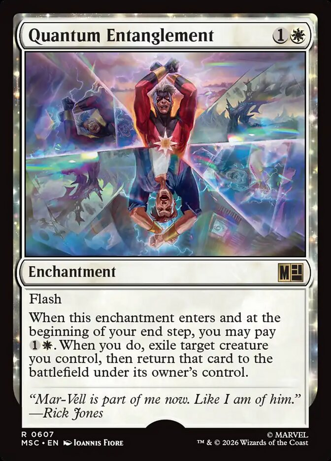 Quantum Entanglement card front