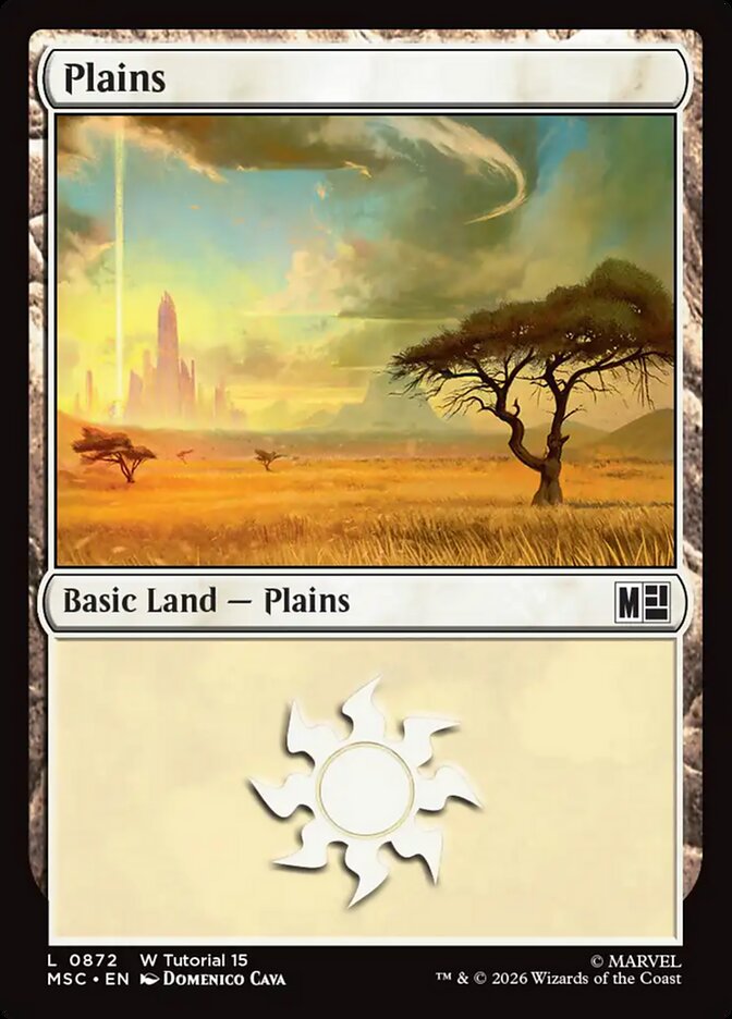Plains card front