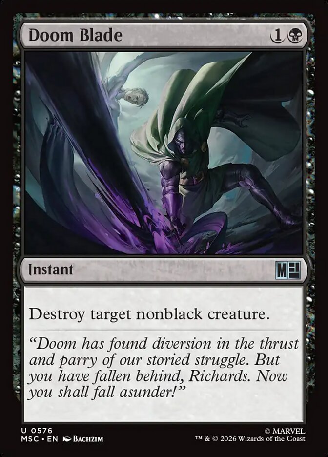 Doom Blade card front