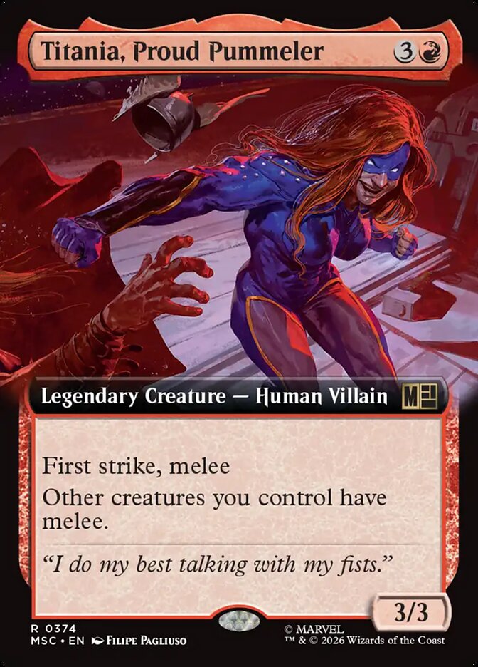 Titania, Proud Pummeler card front