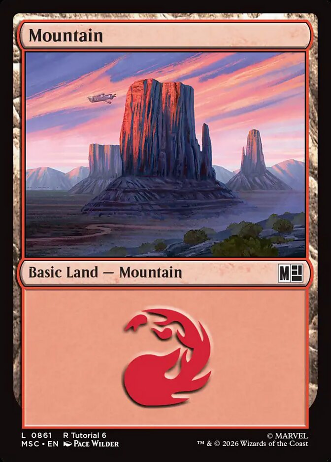 Mountain card front