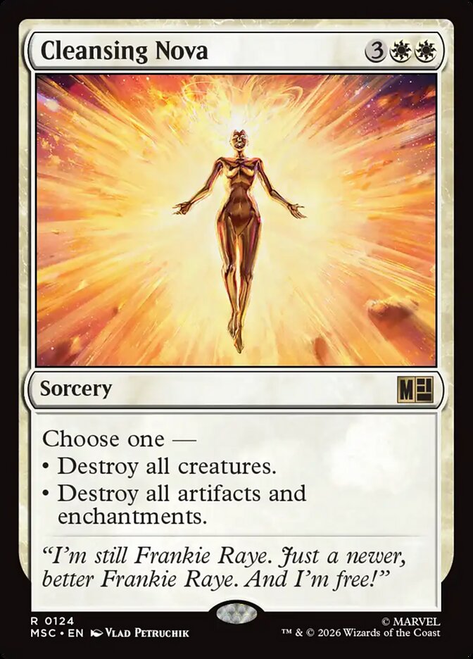Cleansing Nova card front