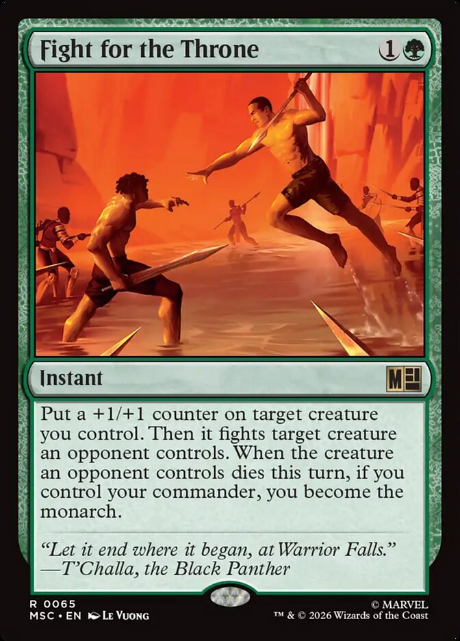Fight for the Throne card front