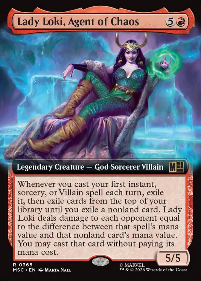 Lady Loki, Agent of Chaos card front