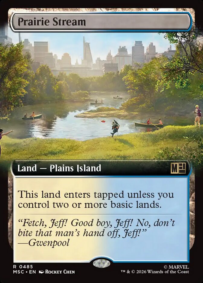 Prairie Stream card front