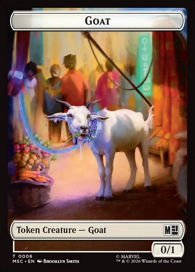 Goat card front