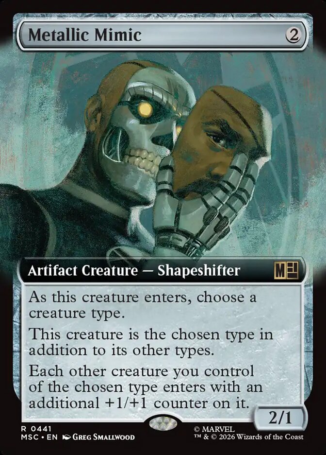 Metallic Mimic card front