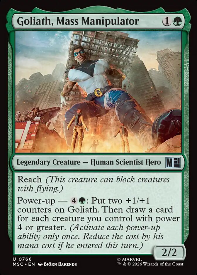 Goliath, Mass Manipulator card front
