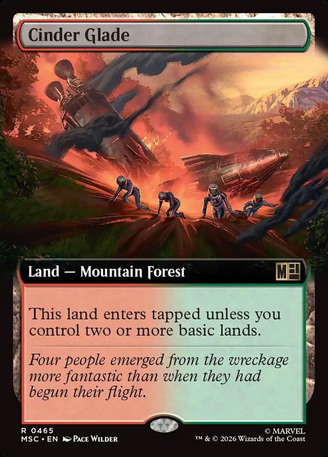 Cinder Glade card front