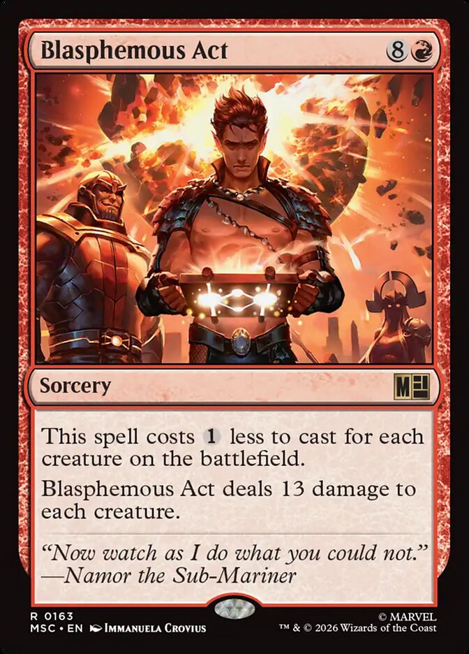 Blasphemous Act card front