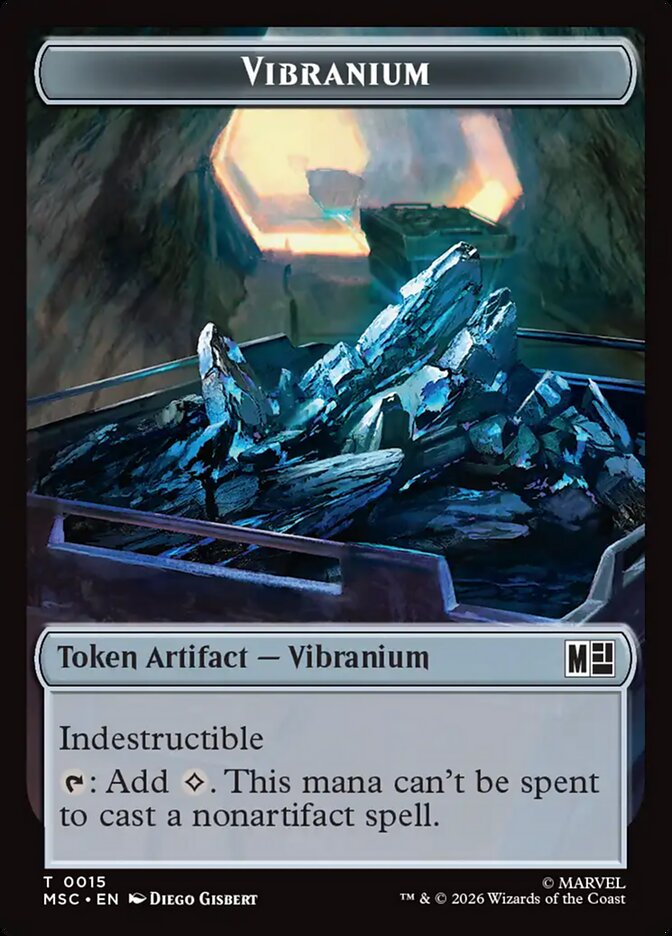 Vibranium card front