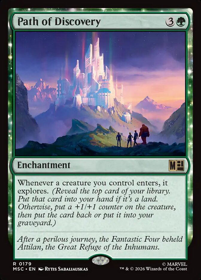 Path of Discovery card front
