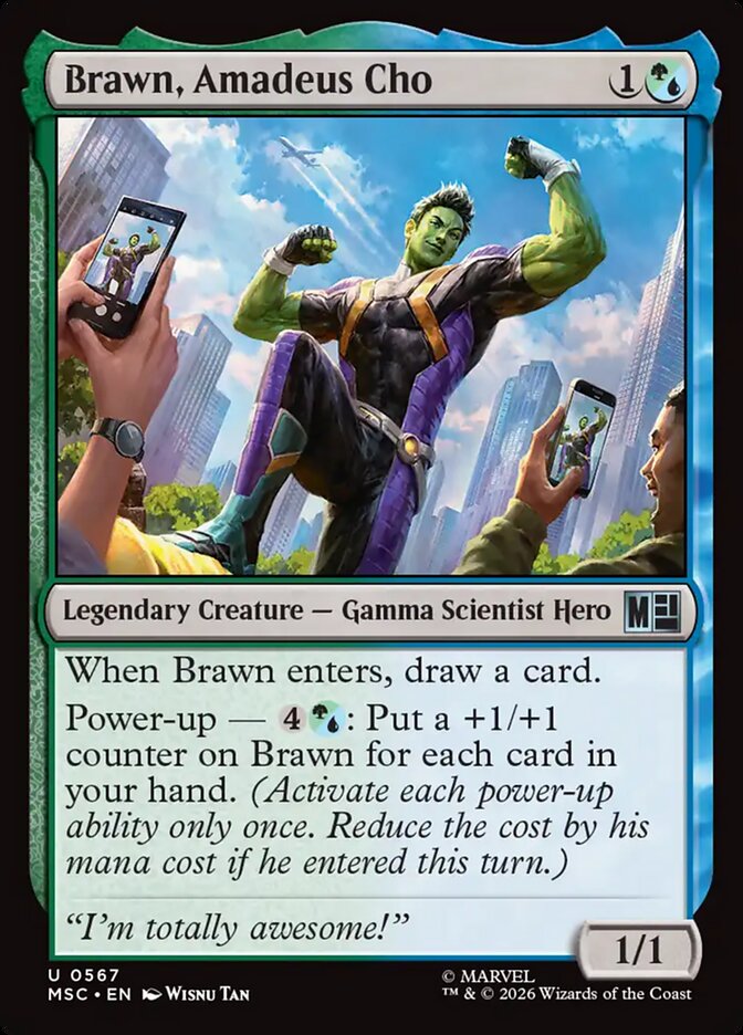 Brawn, Amadeus Cho card front