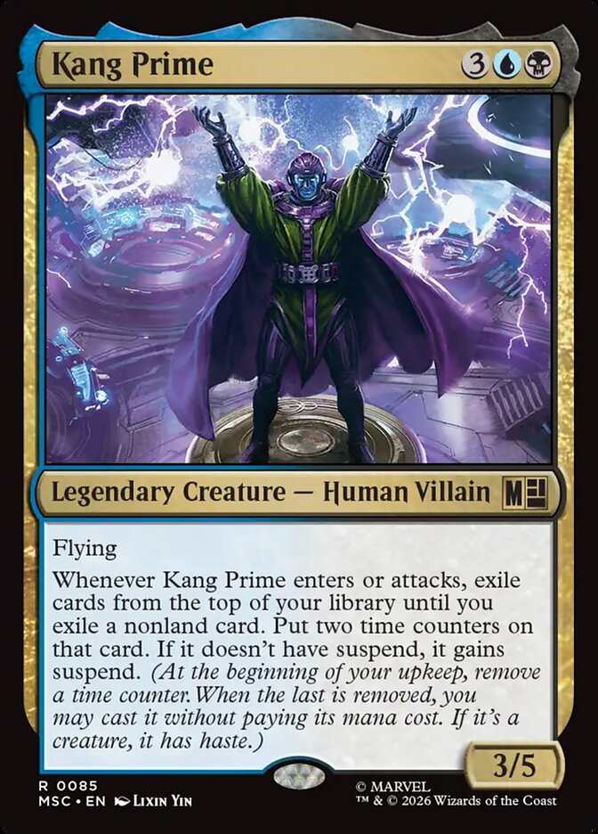 Kang Prime card front