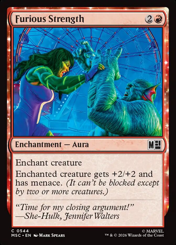 Furious Strength card front