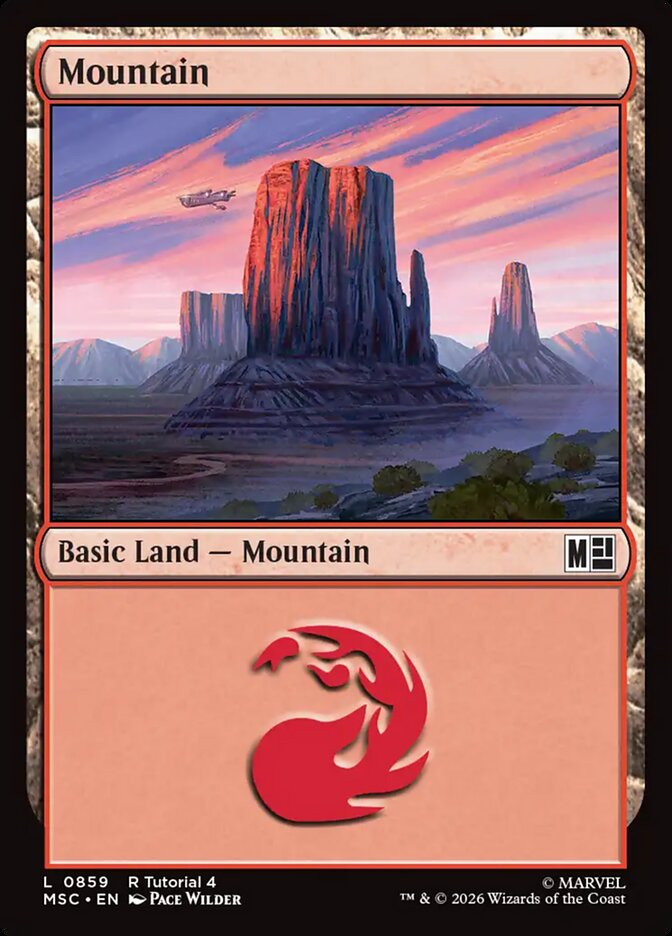 Mountain card front