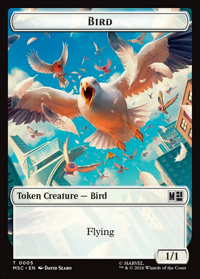 Bird card front