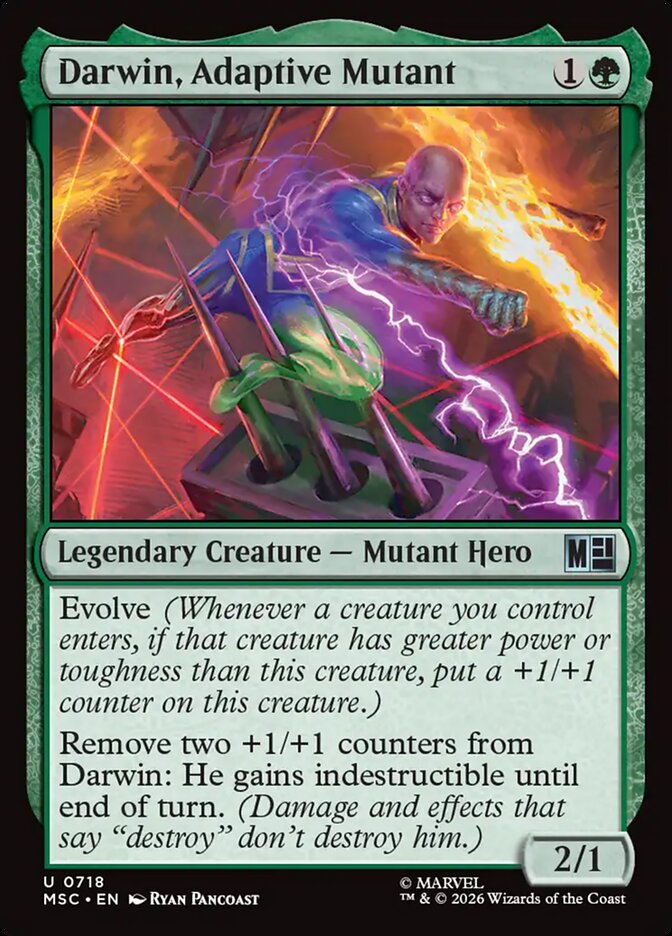 Darwin, Adaptive Mutant card front
