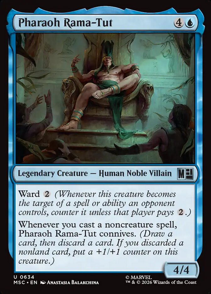 Pharaoh Rama-Tut card front