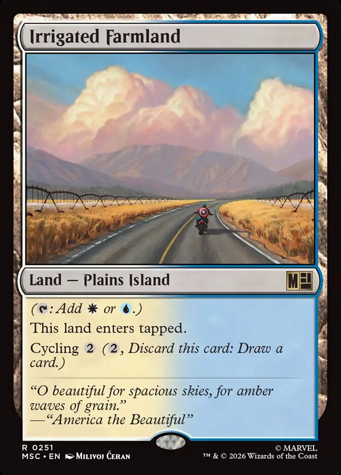 Irrigated Farmland card front
