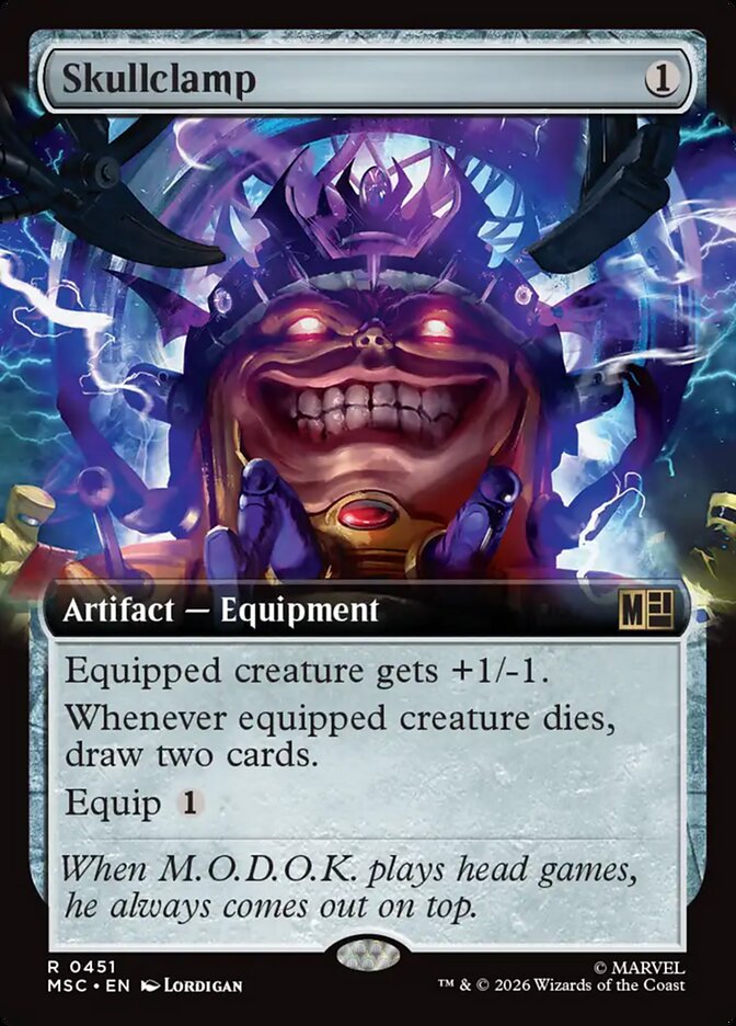 Skullclamp card front