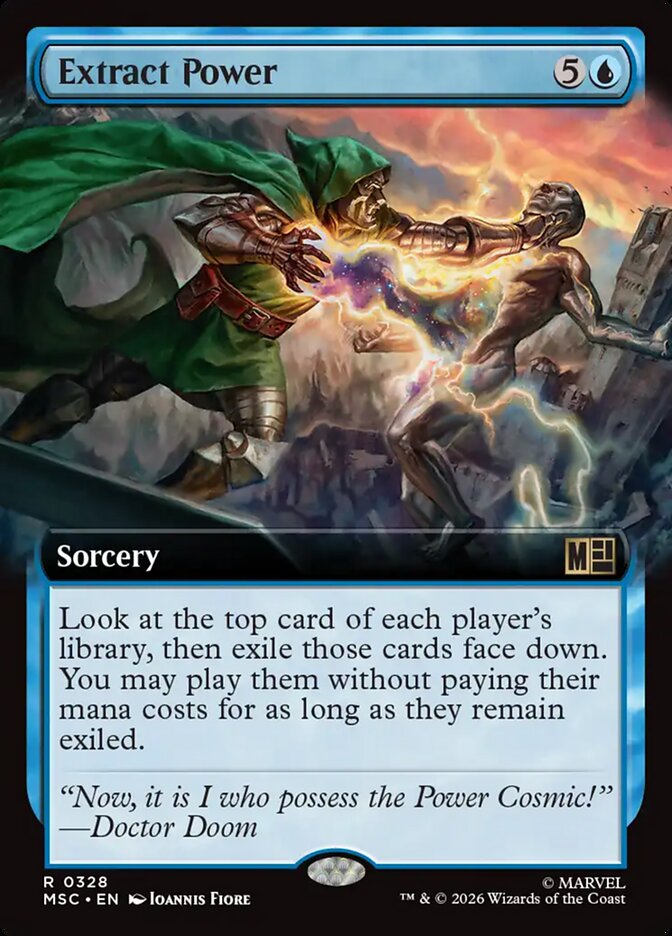 Extract Power card front