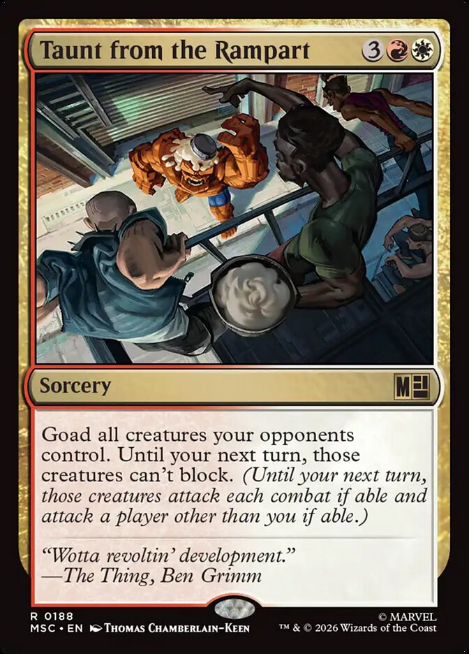 Taunt from the Rampart card front