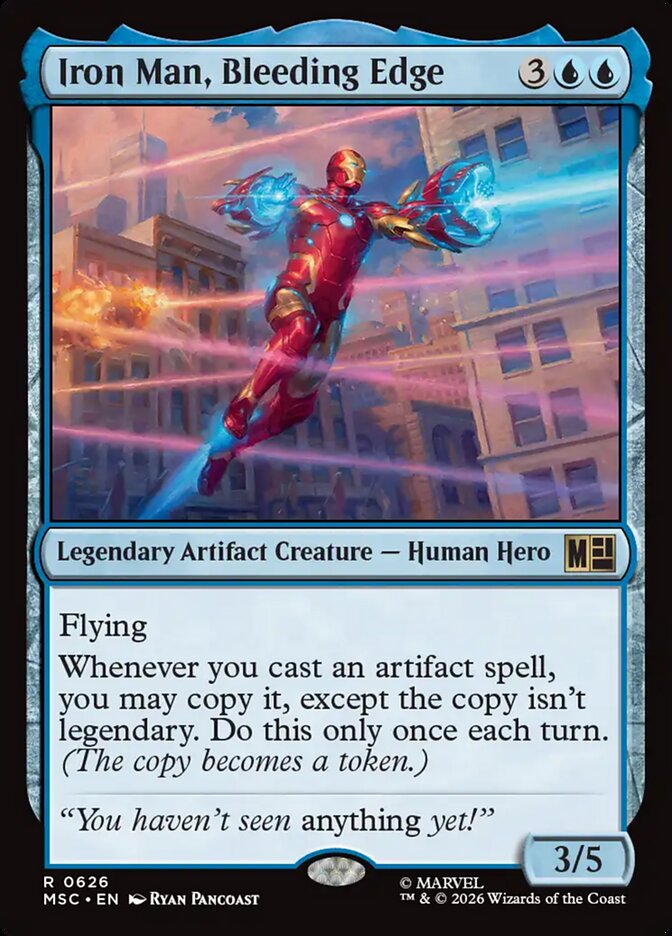 Iron Man, Bleeding Edge card front