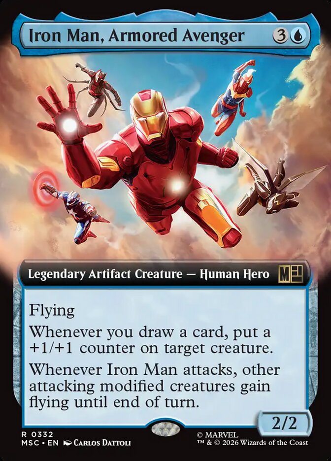 Iron Man, Armored Avenger card front