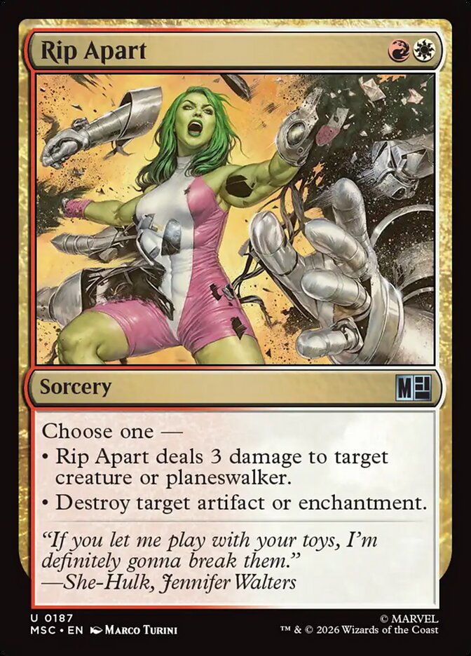 Rip Apart card front